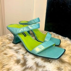Y2K Nine West heeled Mule sandals